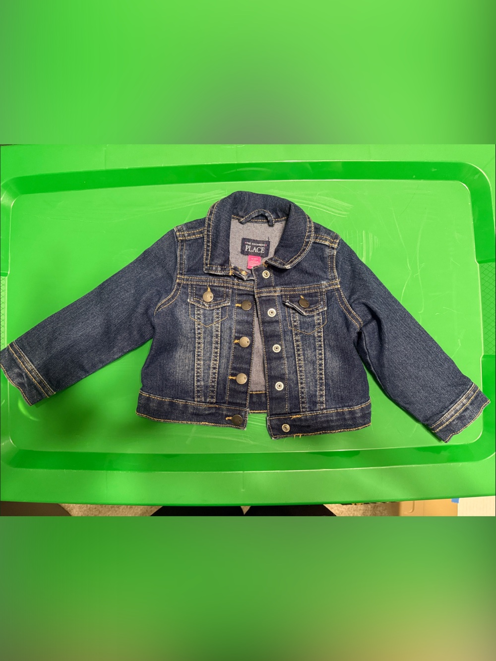 The Children's Place Dark Blue Denim Jean Jacket
